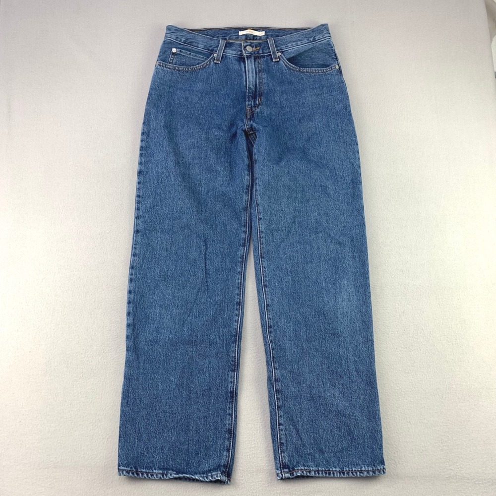 Levi's '94 Baggy Jeans Women 29 Blue Denim High Rise Relaxed Straight Mid Rise